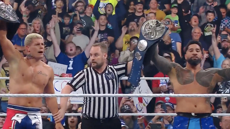 Cody Rhodes And Jey Uso Defeat The Judgment Day Win Tag Team Titles At