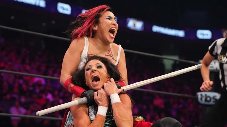 Hikaru Shida and Serena Deeb on AEW Dynamite