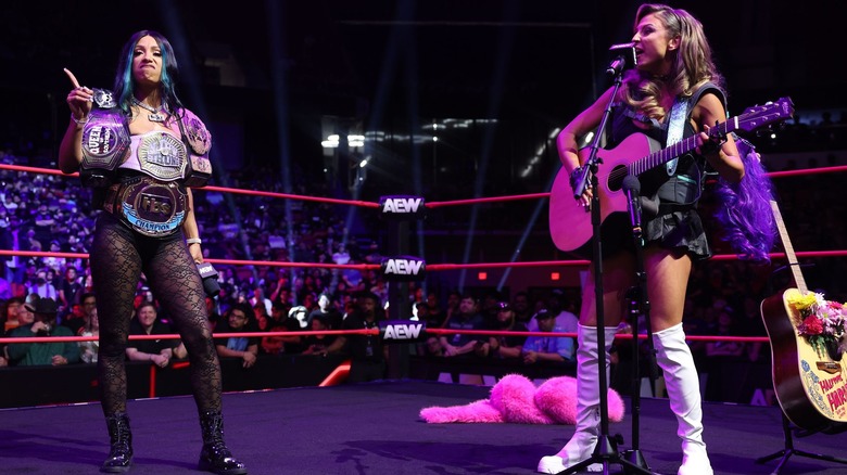 Mercedes Moné and Harley Cameron on AEW Collision