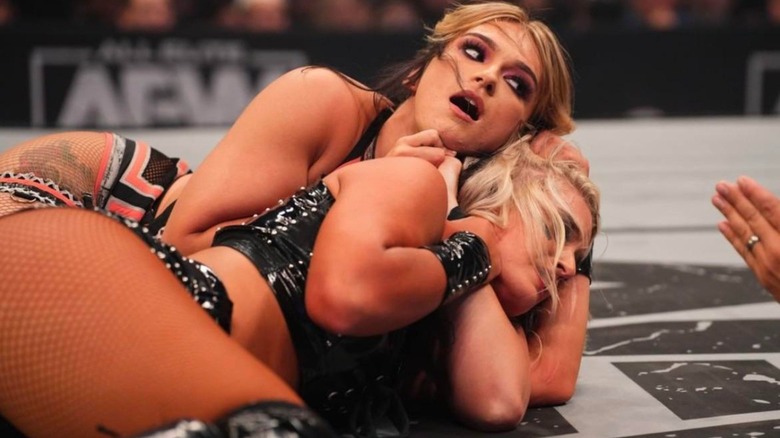 Toni Storm and Jamie Hayter on AEW Rampage