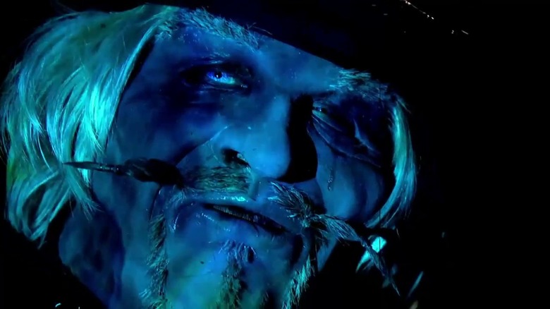 Uncle Howdy cutting a sinister promo