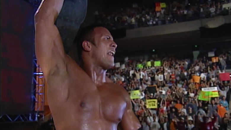 The Rock Holds Title In Victory 