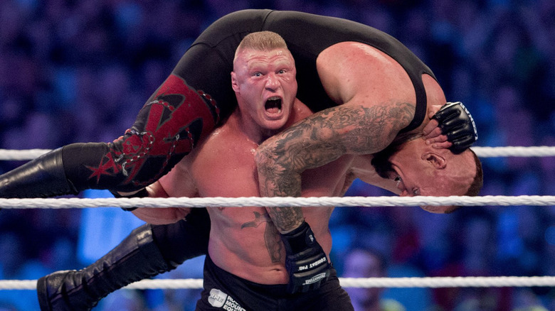 Brock Lesnar F-5s Undertaker