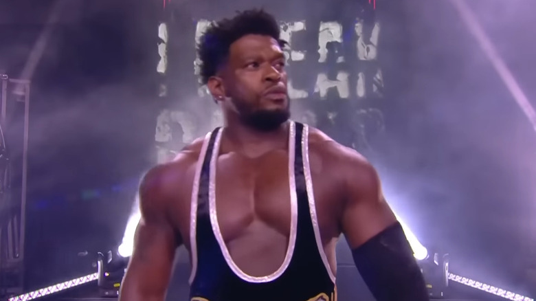 Powerhouse Hobbs making his entrance