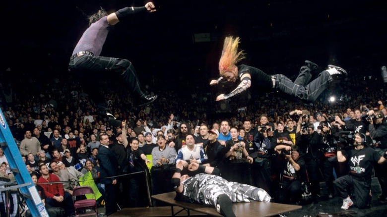 Jeff and Matt Hardy jump on Bubba Ray Dudley