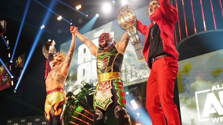 Lucha Bros win titles