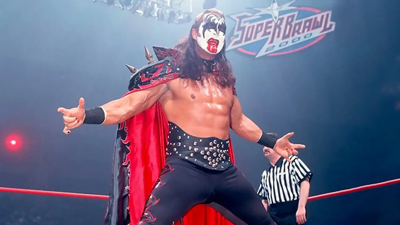 The Kiss Demon poses