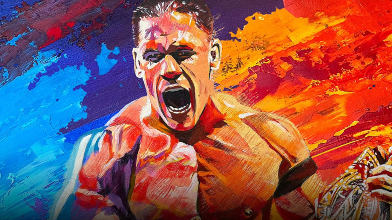 John Cena as shown in WWE 2K23 art