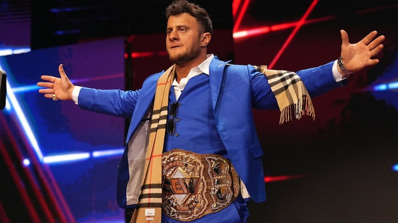 MJF walks to the ring