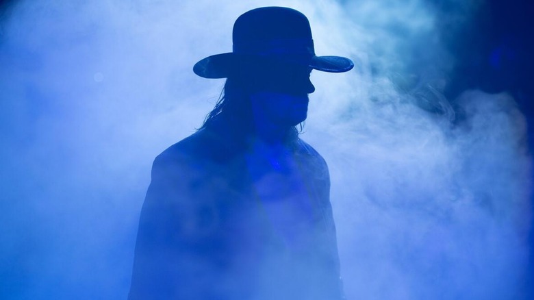 The Undertaker makes his entrance