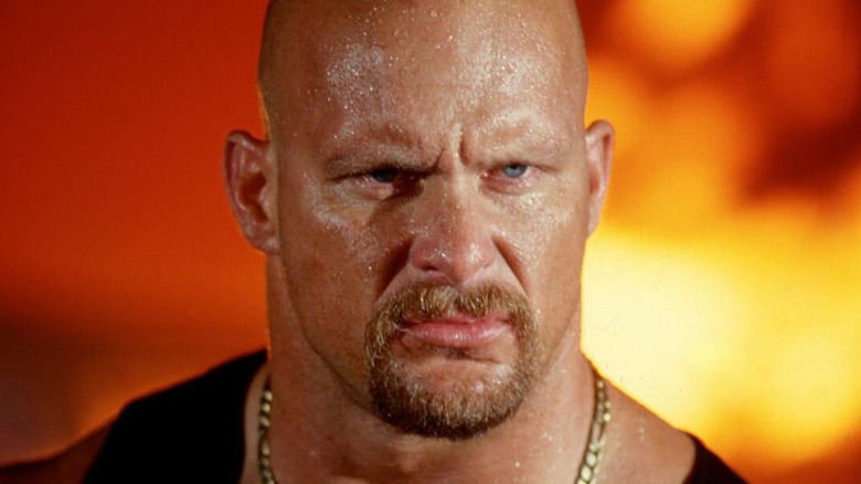 "Stone Cold" Steve Austin makes his entrance