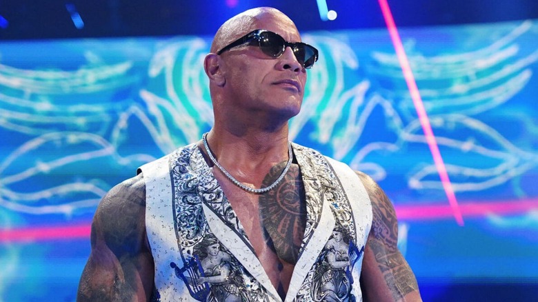 The Rock on "WWE Raw"