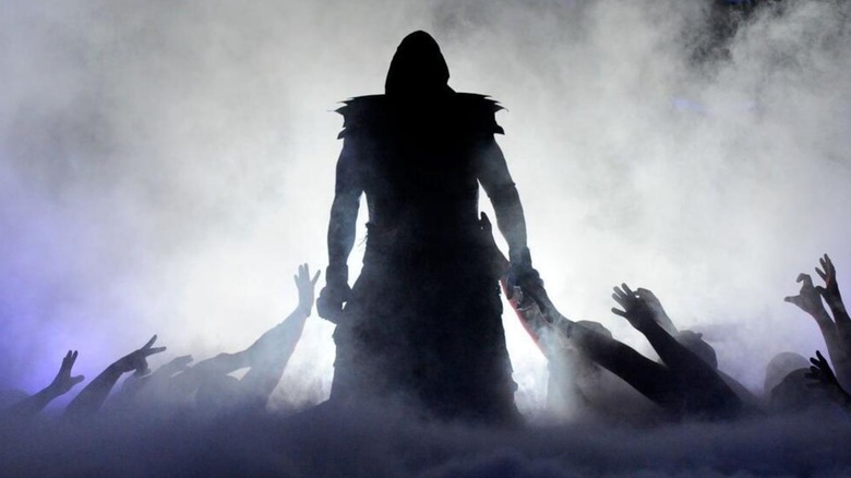 The Undertaker makes his WrestleMania entrance
