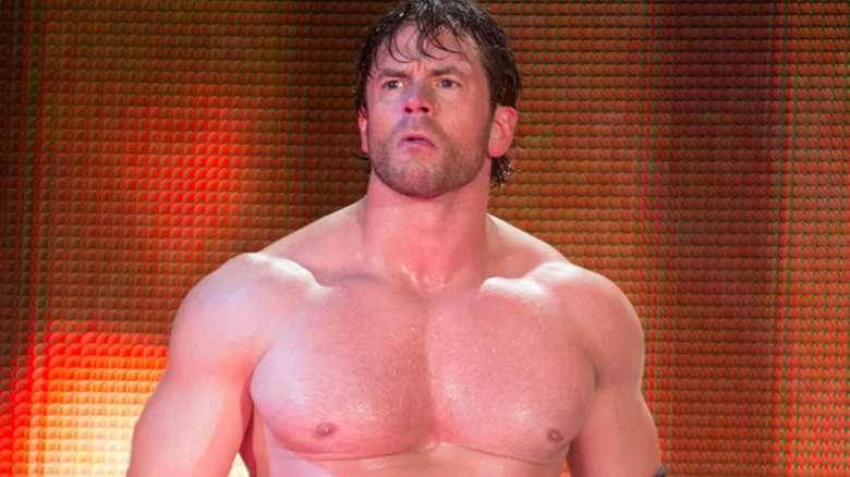 Alex Riley makes his entrance