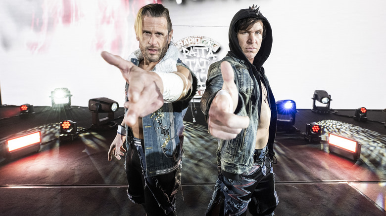 Motor City Machine Guns at a WWE Live Event