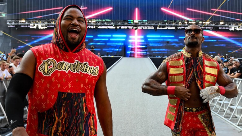Street Profits make their entrance at SummerSlam
