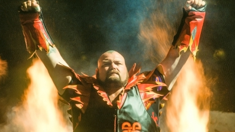 Bam Bam Bigelow makes an entrance