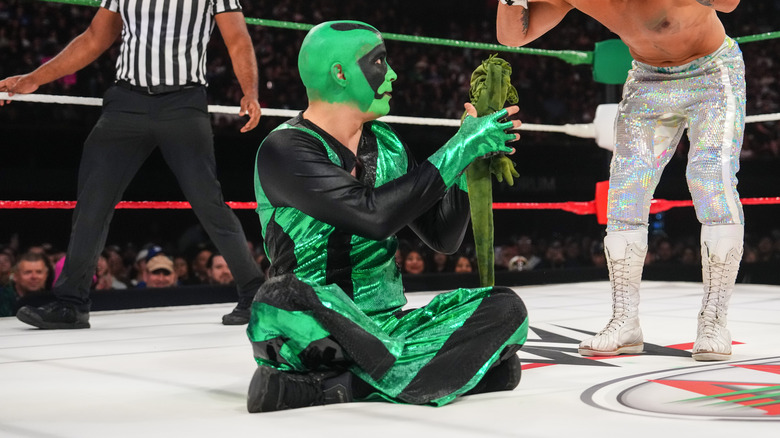 Mr. Iguana in the ring