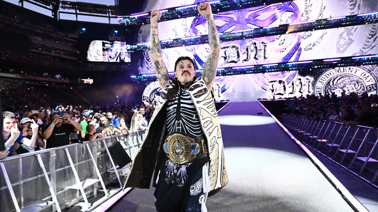 Dominik Mysterio makes his entrance