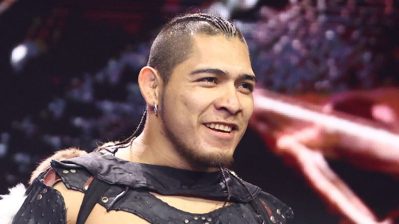 El Hijo del Vikingo flashes a smile