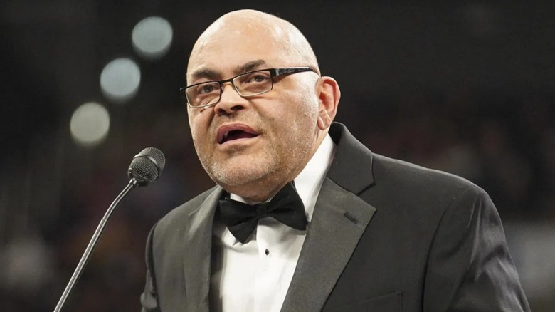 Konnan at the WWE Hall of Fame Ceremony in 2023