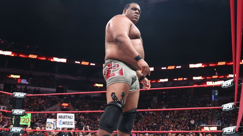 Keith Lee in the ring
