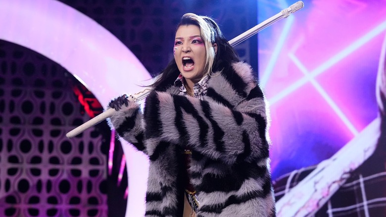 Hikaru Shida at AEW All Out 2024