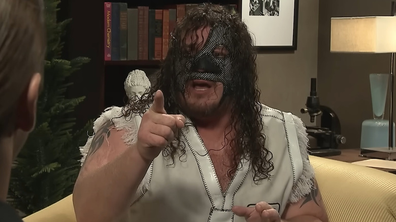 Abyss doing a sit-down interview in TNA