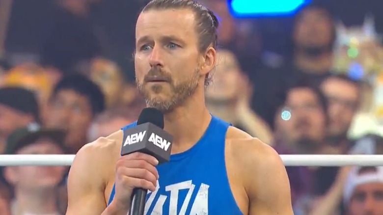 Adam Cole bids farewell to the crowd