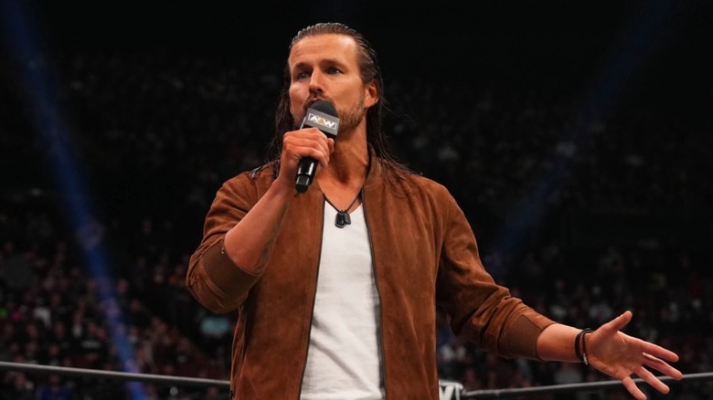 Adam Cole speaking