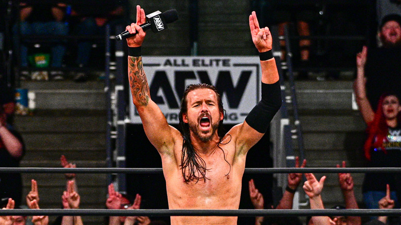 Adam Cole posing