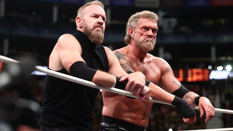 Christian Cage and Adam Copeland at AEW x NJPW Forbidden Door 2025