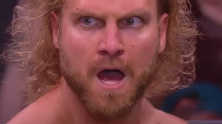 Adam Page looking mad