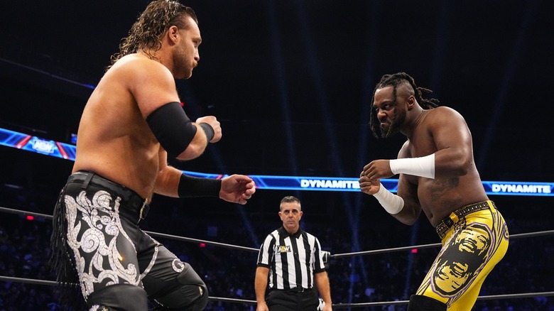 Hangman Page and Swerve Strickland on AEW Dynamite