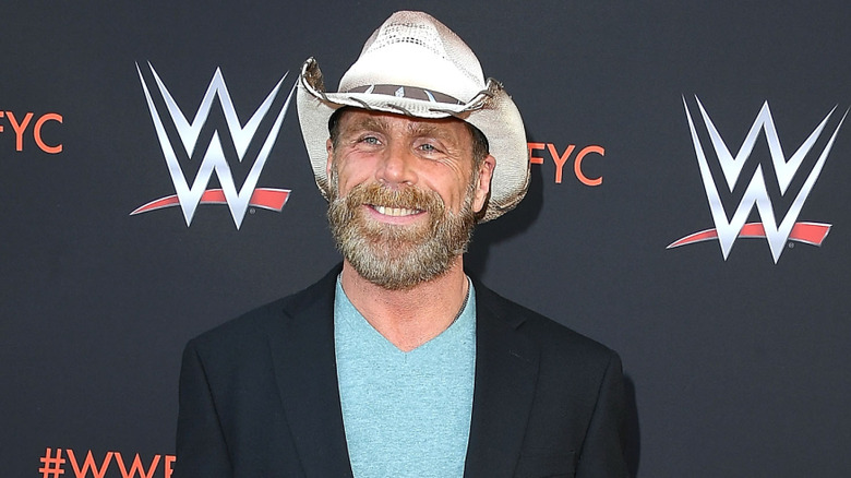 Shawn Michaels arrives at the WWE's First-Ever Emmy 