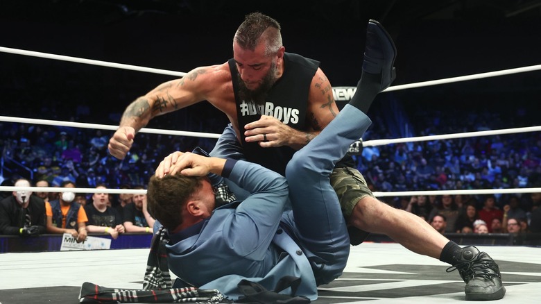 Mark Briscoe attacks MJF