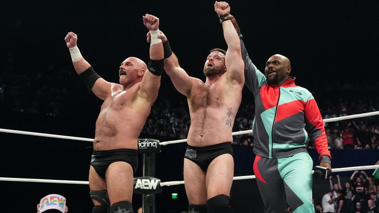 FTR celebrate with Stokely Hathaway
