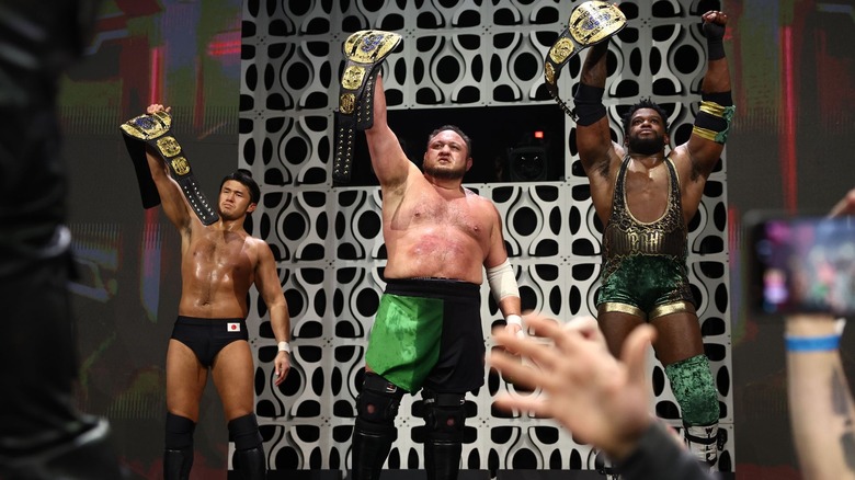 The Opps celebrate with their titles