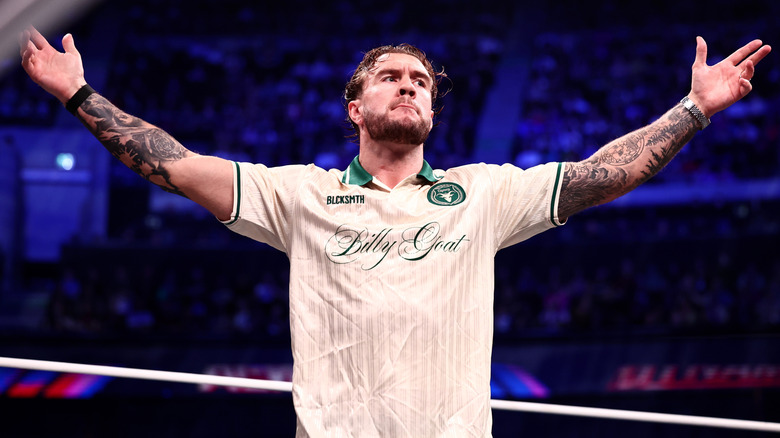 Will Ospreay raising his arms on AEW Dynamite