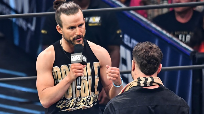 Adam Cole MJF talking