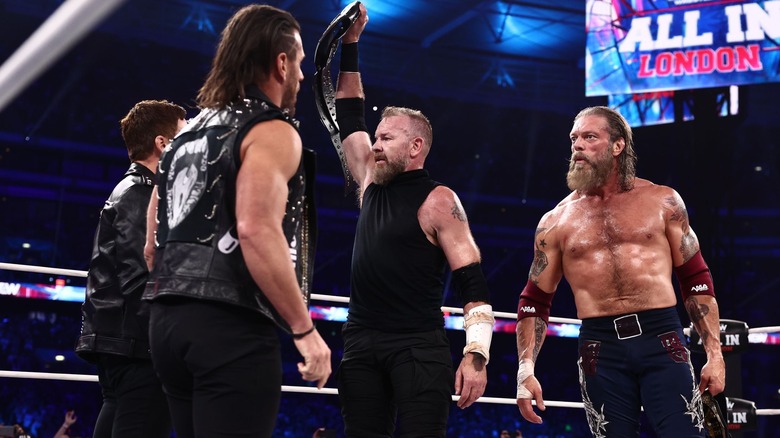Motor City Machine Guns, Adam Copeland, and Christian Cage at AEW All In London 2026
