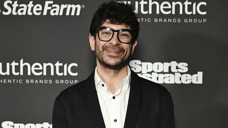 Tony Khan on the red carpet