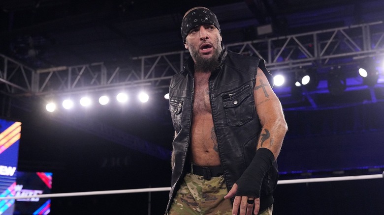 Mark Briscoe makes an entrance