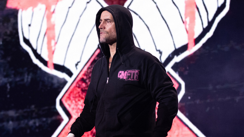 CM Punk makes his entrance