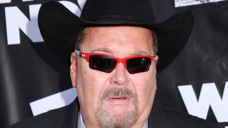 Jim Ross on the red carpet