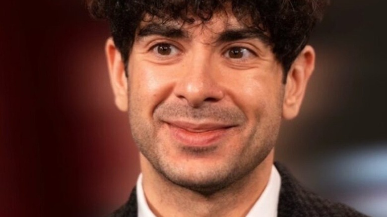 tony khan smiling