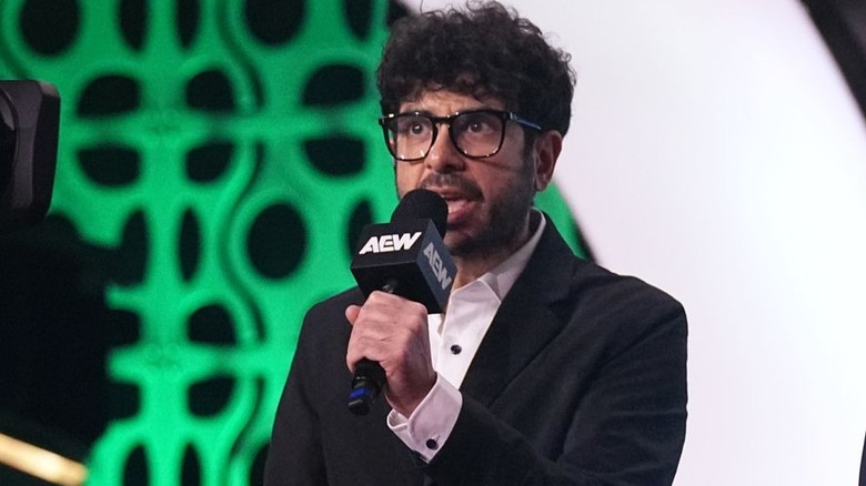 Tony Khan at AEW WrestleDream 2024