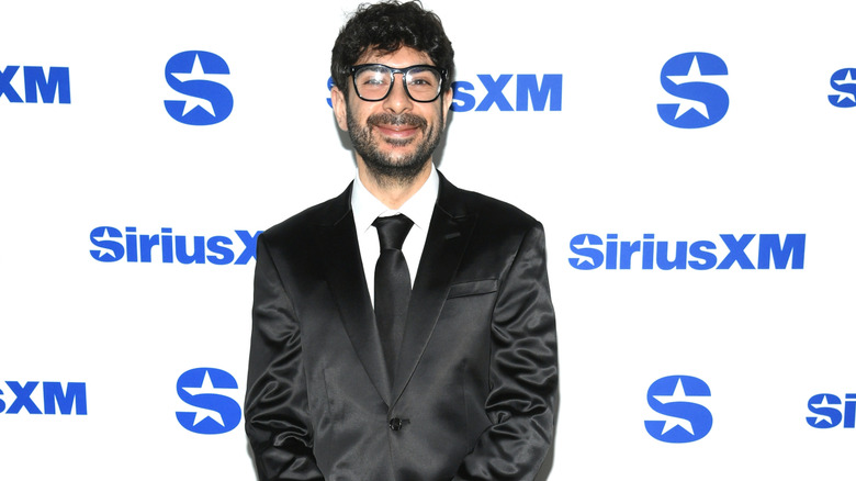 Tony Khan on the red carpet