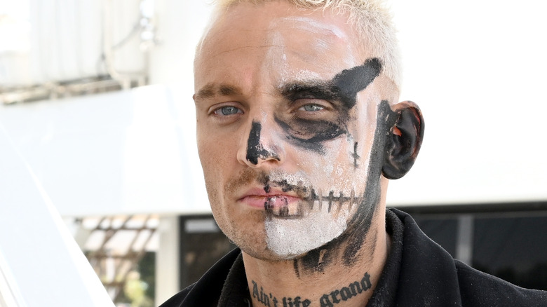 Darby Allin With His Skull Makeup 
