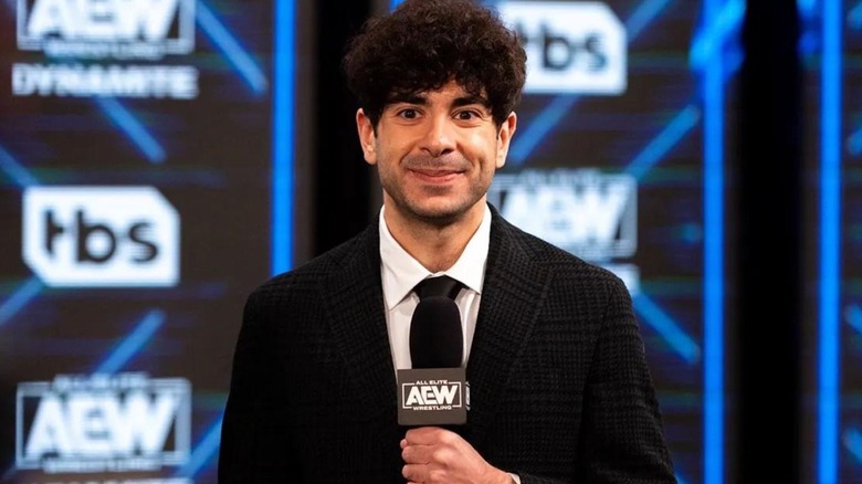 Tony Khan smiling 